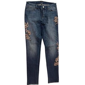 White House Black Market The Slim Sequin Jeans